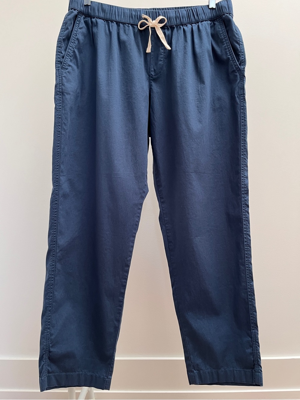 Pact organic cotton daily twill pant XL french navy drawstring pockets stretch - Picture 2 of 12